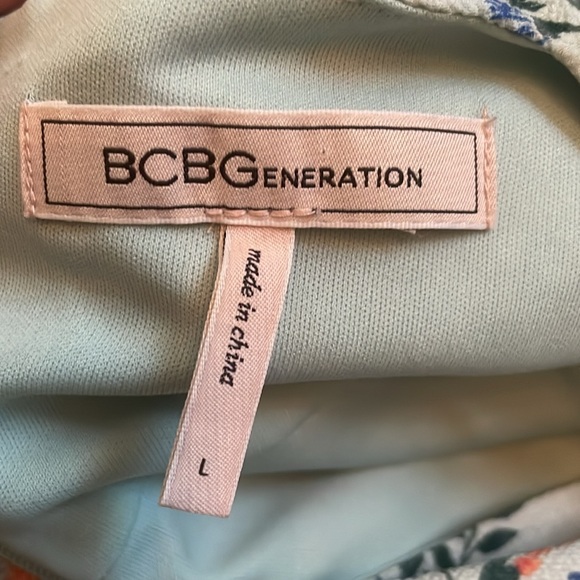 BCBGeneration Women's Fit & Flare 3/4 Sleeve Square Neck Mini Dress, large - Picture 8 of 17